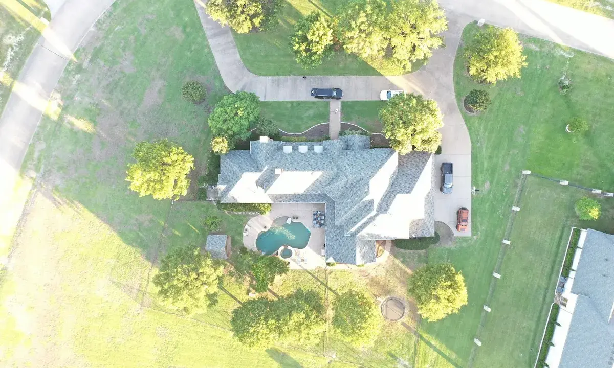 New shingle roof installation on a home in Rolesville